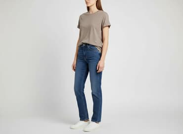 lniany t shirt damski: Reserved, T-shirt damski, rozmiar XS — 1