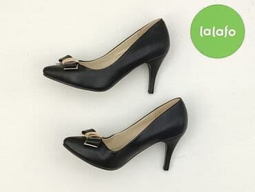 biale buty z kokardą: Flat shoes for women, size 35 — 3