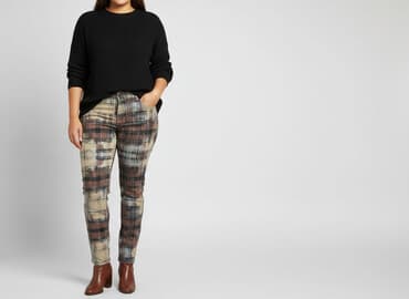 piżama carry: Spodnie materiałowe damskie, rozmiar 3XL — 6