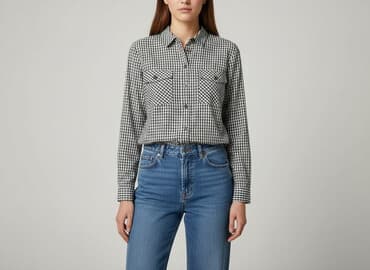 sinsay koszula w kratę damska: Sinsay, Women`s shirt, size L — 1