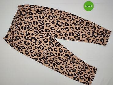 spodnie w panterkę pull and bear: Spodnie materiałowe damskie, rozmiar XL — 2