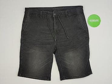 patchworkowe jeansy: Szorty dla mężczyzn, rozmiar M — 2