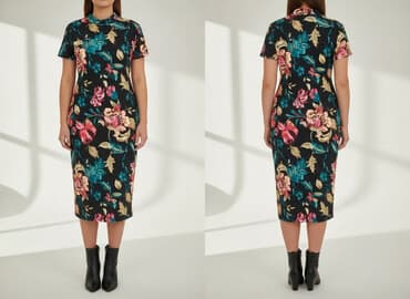 sukienka w kwiaty shein plus size: Shein, Sukienka damska, rozmiar 2XL — 6