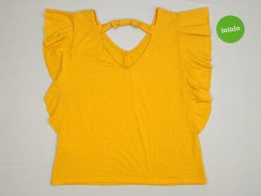 bluzka żółta w czarne paski: Bluzka damska, rozmiar XL — 3