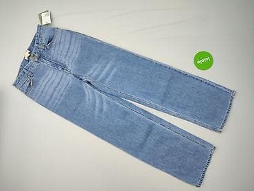 biale trampki ck: H&M, Jeansy damskie, rozmiar M — 2