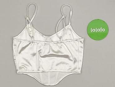 top satynowy biały: Shein, Top damski, rozmiar XS — 3