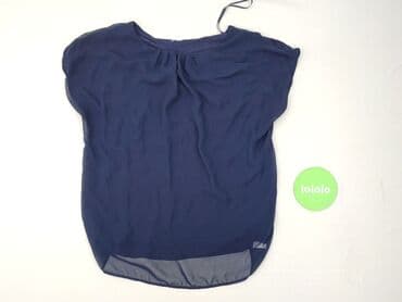 niebieskie sukienki plus size: Bluzka damska, rozmiar M — 2