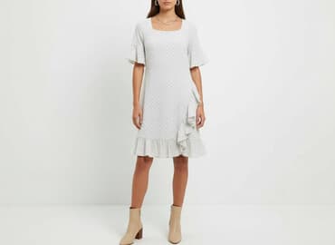 hm sukienka z falbanami: H&M, Sukienka damska, rozmiar M — 8