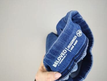 legginsy z suwakiem: Leggings, Jeans for women, S — 4