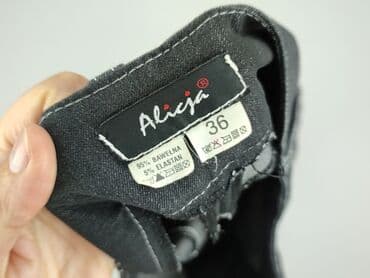 legginsy woskowane push up: Spodnie 3/4 damskie, S — 4