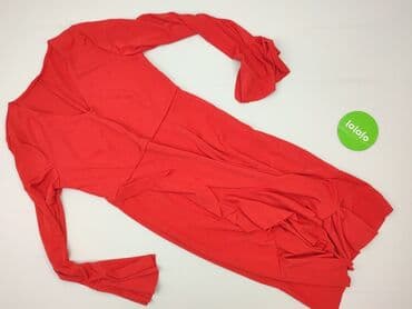 czerwona sukienki midi: Sukienka damska, rozmiar S — 3