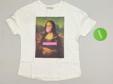 mona lisa t shirty bershka: Stradivarius, T-shirt damski, rozmiar S — 3