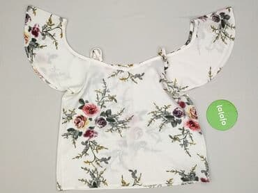 bluzki hiszpanki w kwiaty: Bluzka damska, rozmiar S — 3