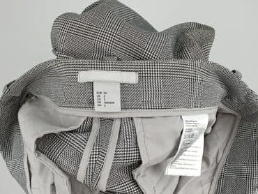 spodnie czerwone w kratę h m: H&M, Material trousers for women, size XS — 5