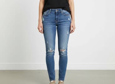 buty sailor moon: Zara, Jeansy damskie, rozmiar S — 7