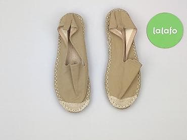 bape klapki: Męskie espadryle w kolorze beżowym, rozmiar 40. - Cholewka — 2