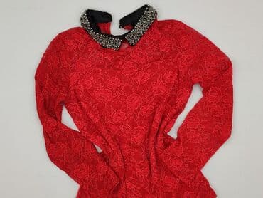 eleganckie czerwona bluzki: Women's blouse, size S — 1