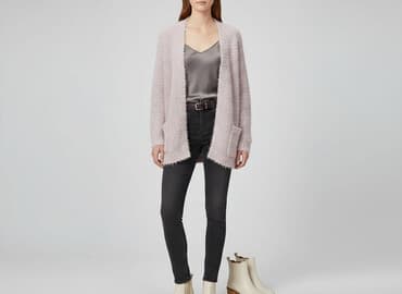 c a kurtka puchowa damska: Kardigan damski, rozmiar L — 6