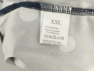 jasna sukienka plus size: Sukienka damska, 2XL — 4