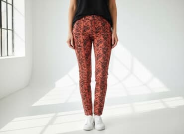 olivka blog dżinsy: Skinny, Spodnie materiałowe damskie, rozmiar L — 7