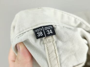 biale buty skarpetkowe: Jeansy damskie, rozmiar M — 4