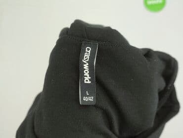 czarna sukienka dla 60 latki: Sukienka damska, rozmiar L — 4