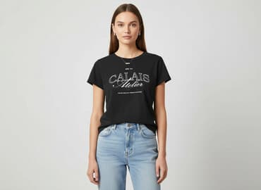 koszulka eminem cropp: H&M, Футболка жіноча, розмір 2XS — 1