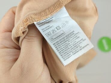 beige t shirty: H&M, T-shirt damski, S — 5