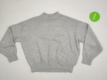 sweter szary: H&M Basic, Sweter damski, rozmiar S — 2