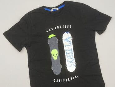 koszulka z napisem essa: T-shirt, H&M, 14 years, 158-164 cm, condition - Very good — 1