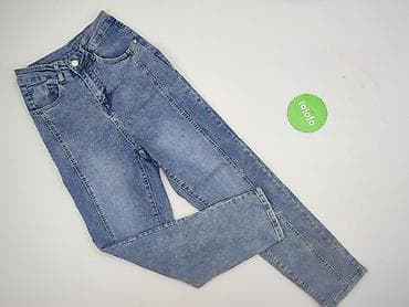 jeans szare: Jeansy damskie, rozmiar S — 2