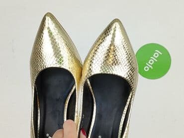 beżowe buty na koturnie ccc: Półbuty damskie, rozmiar 40 — 8