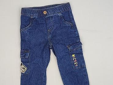 Spodnie jeansowe, Disney, 12-18 miesięcy, stan - Bardzo dobry