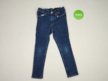 5 10 15 kurtki dla dziewczynek: Jeans, H&M, 7 years, 116/122, condition - Very good — 2