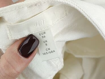 biała spódnice jeansowe: H&M, Spódnica damska, rozmiar S — 4