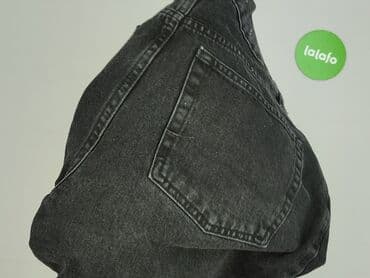 szorty z wysokim stanem czarne: Denim, Szorty damskie, M — 4