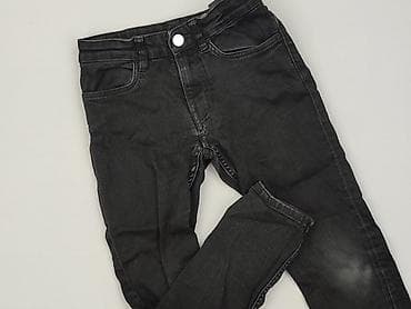 emo bluzki: Spodnie jeansowe, H&M, 7 lat, 116/122, stan - Bardzo dobry — 1