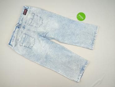 jeansowe: Denim, Spodnie 3/4 damskie, rozmiar S — 3