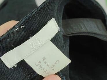 spodenki jeansowe z wysokim stanem pull and bear: H&M, Szorty damskie, rozmiar M — 4