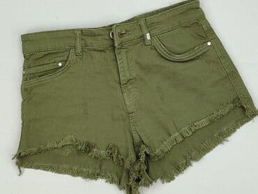 spodenki jeansowe z wysokim stanem pull and bear: Bershka, Szorty damskie, rozmiar S — 1