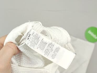 białe spodnie damskie mohito: MNG Suit, Spodnie materiałowe damskie, rozmiar S — 5