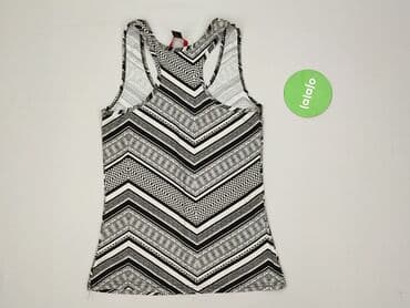 obcisła bluzka na ramiączkach: Top damski, rozmiar M — 4