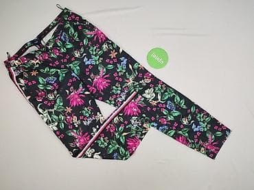 Women's Clothing: Comma, Material trousers for women, size M — 2