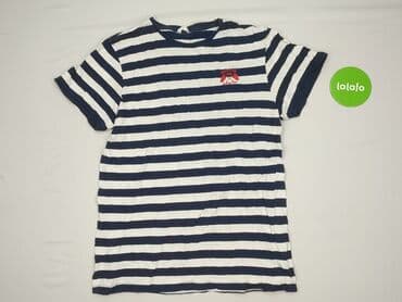 sweter w paski h: T-shirt for men, M — 2