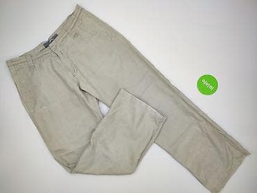 lniane: Męskie spodnie lniane L.O.G.G. (H&M) – rozmiar 34 - Materiał — 2
