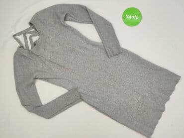 czarna sukienka dzianinowa z golfem: Sukienka damska, rozmiar S — 2