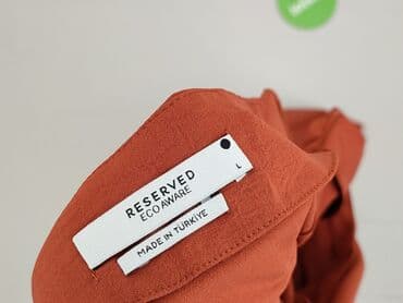 czarne spodnie z wysokim stanem reserved: Spódnica damska, L — 4