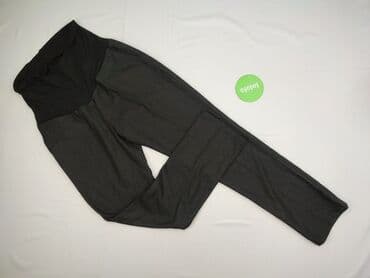 beżowe legginsy ciążowe: BEBEFIELD, Spodnie materiałowe damskie, rozmiar XL — 2