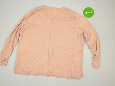 pudrowy roz: Bluzka damska, rozmiar 4XL — 3