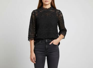 bluzka z tiulem zara: Zara, Bluzka damska, rozmiar S — 1